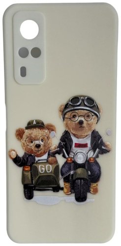 Чехол Для Vivo Y33s бежевый купить,1281