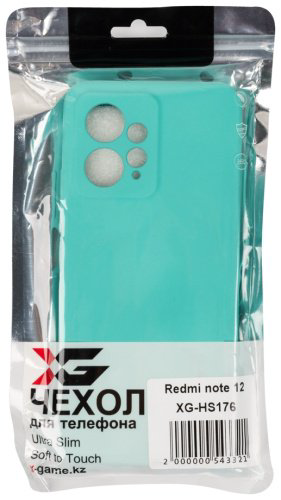 Чехол X-Game для Xiaomi Redmi Note 12 зеленый купить,NaN