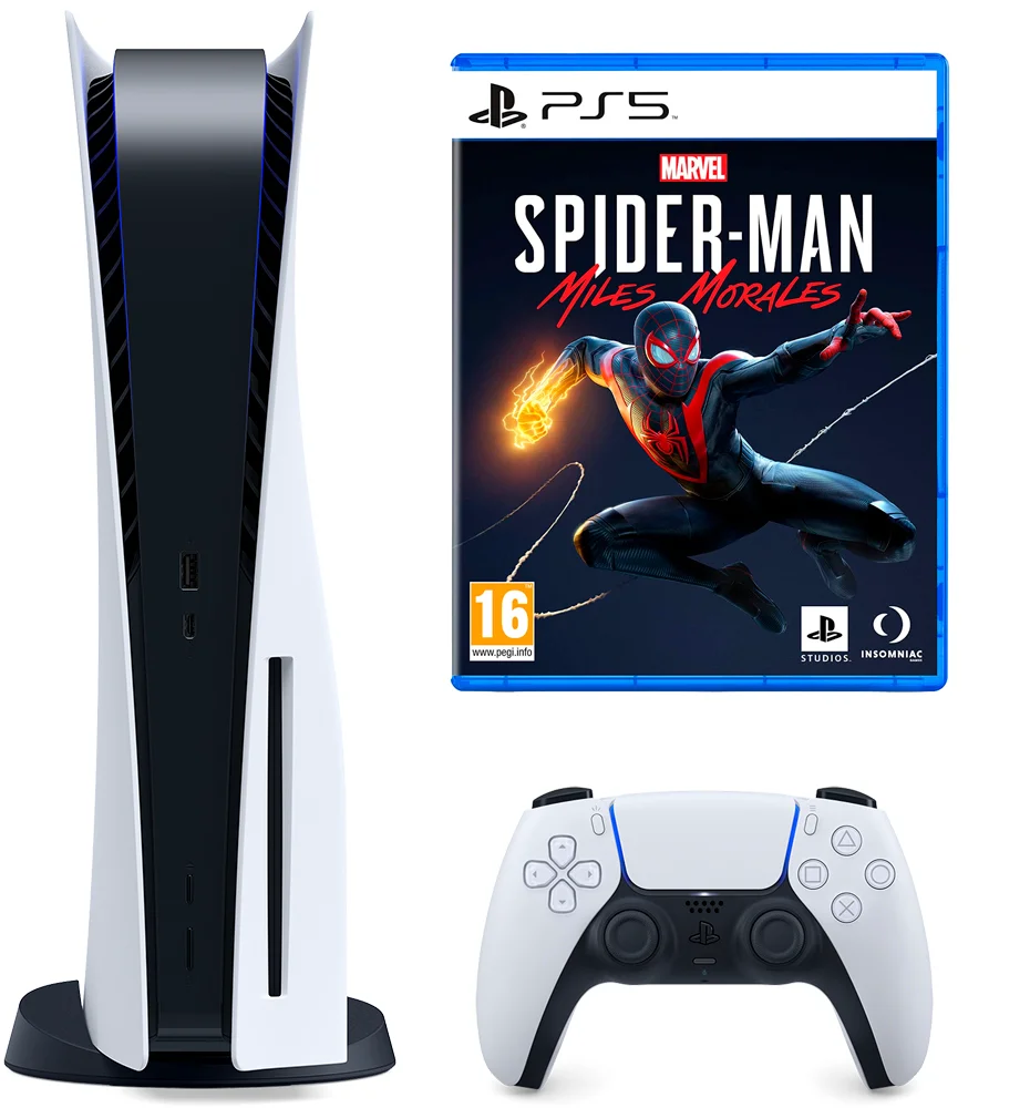 Игровая консоль Sony PlayStation 5 + Spider-Man Miles Morales