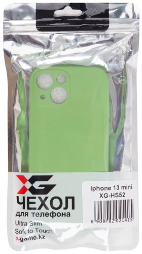 Чехол X-Game XG-HS52 для iPhone 13 Mini зеленый купить,NaN