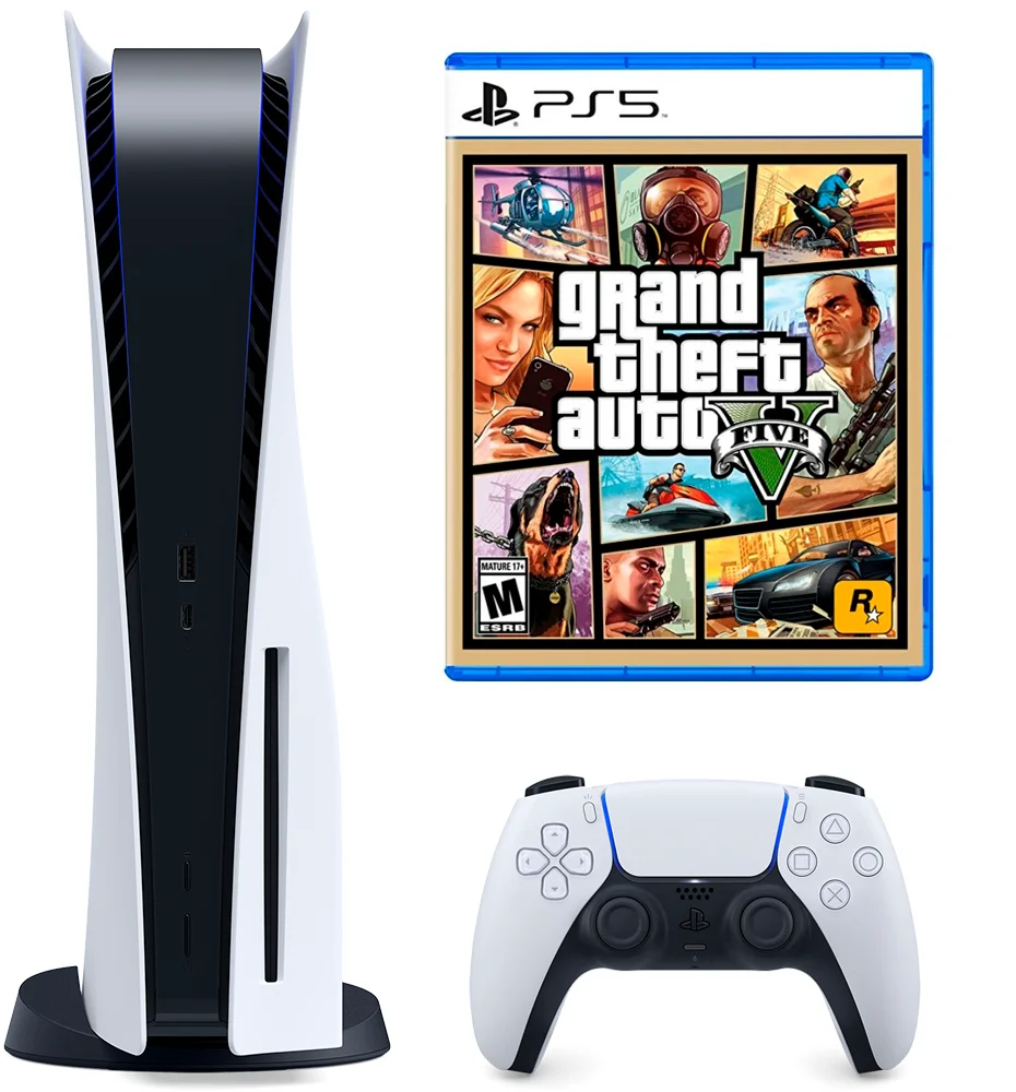 Игровая консоль Sony PlayStation 5 + Grand Theft Auto V