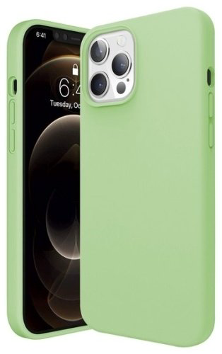 Чехол Krutoff Silicone Case для iPhone 12 Pro Max зеленый купить,550