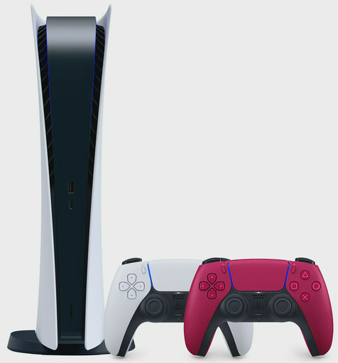Игровая консоль Sony PlayStation 5 Digital Edition + Dualsense Cosmic Red