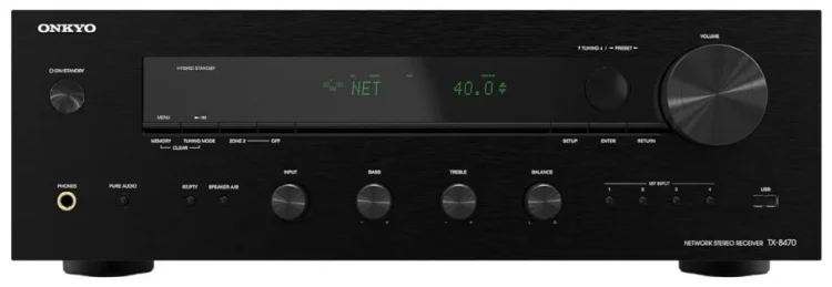 Ресивер Onkyo TX-8470 Hi-Fi Network Stereo Receiver Black