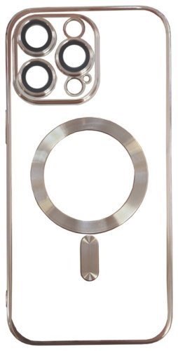 Чехол Smart Case для Apple iPhone 14 Pro Max прозрачный - золотистый купить,553