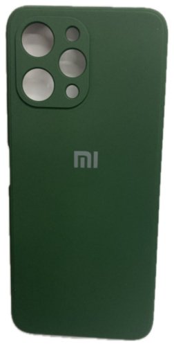 Чехол Для Xiaomi Redmi 12 зеленый купить,956