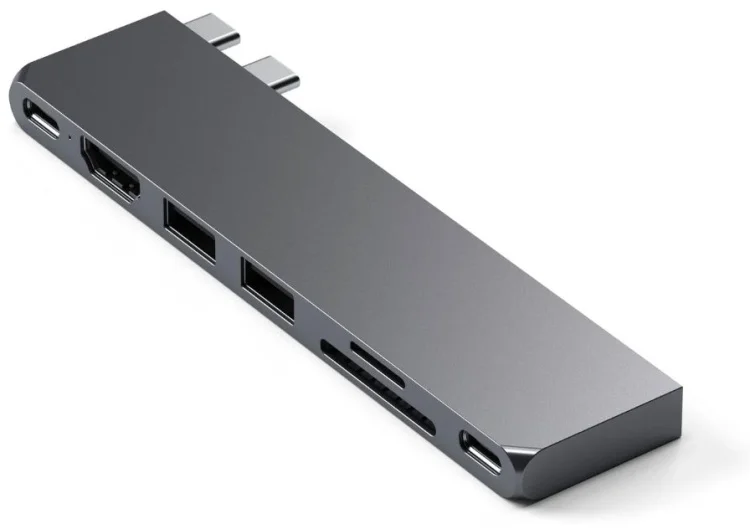 Док-станция Satechi Pro Hub Slim Space Gray
