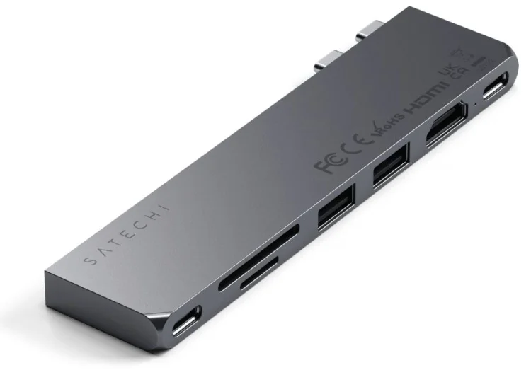 Док-станция Satechi Pro Hub Slim Space Gray - ForteMarket Док-станция Satechi Pro Hub Slim Space Gray купить,33494