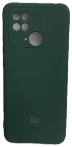 Чехол Для Xiaomi Redmi 10C зеленый купить,884