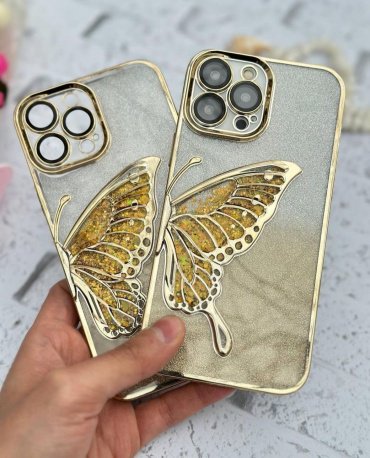 Чехол Для Apple iPhone 15 Pro золотой купить,2826