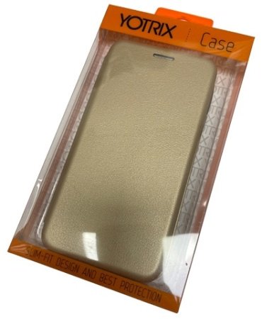 Чехол Yotrix FolioCase Plain для Samsung Galaxy A53 золотистый купить,820
