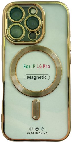 Чехол Для Apple iPhone 16 Pro золотой купить,966