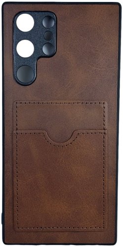 Чехол Для Samsung Galaxy S23 Ultra коричневый купить,899