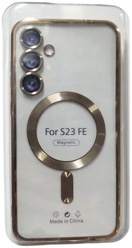 Чехол LIDERMAX для Samsung Galaxy S23 FE золотой купить,772
