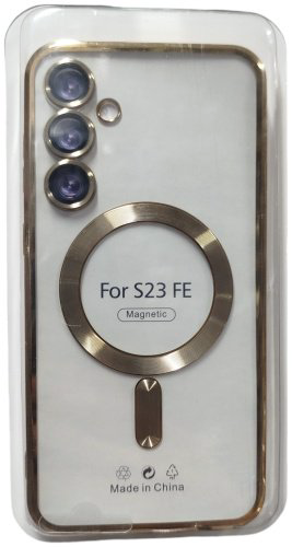 Чехол LIDERMAX для Samsung Galaxy S23 FE золотой купить,772