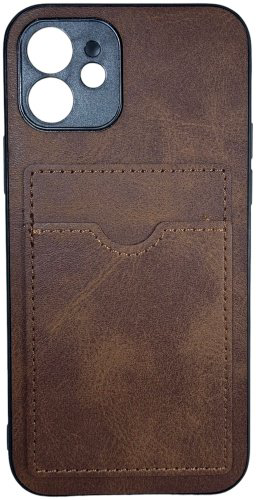 Чехол Для Apple iPhone 12 коричневый купить,1820