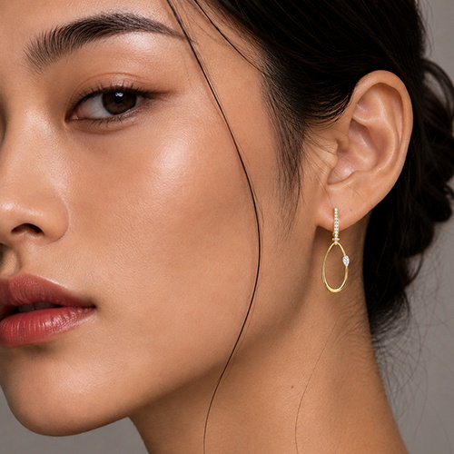 Серьги Brilliant Style 4178-21002 вес 3.78 г золото, бриллиант купить,965130