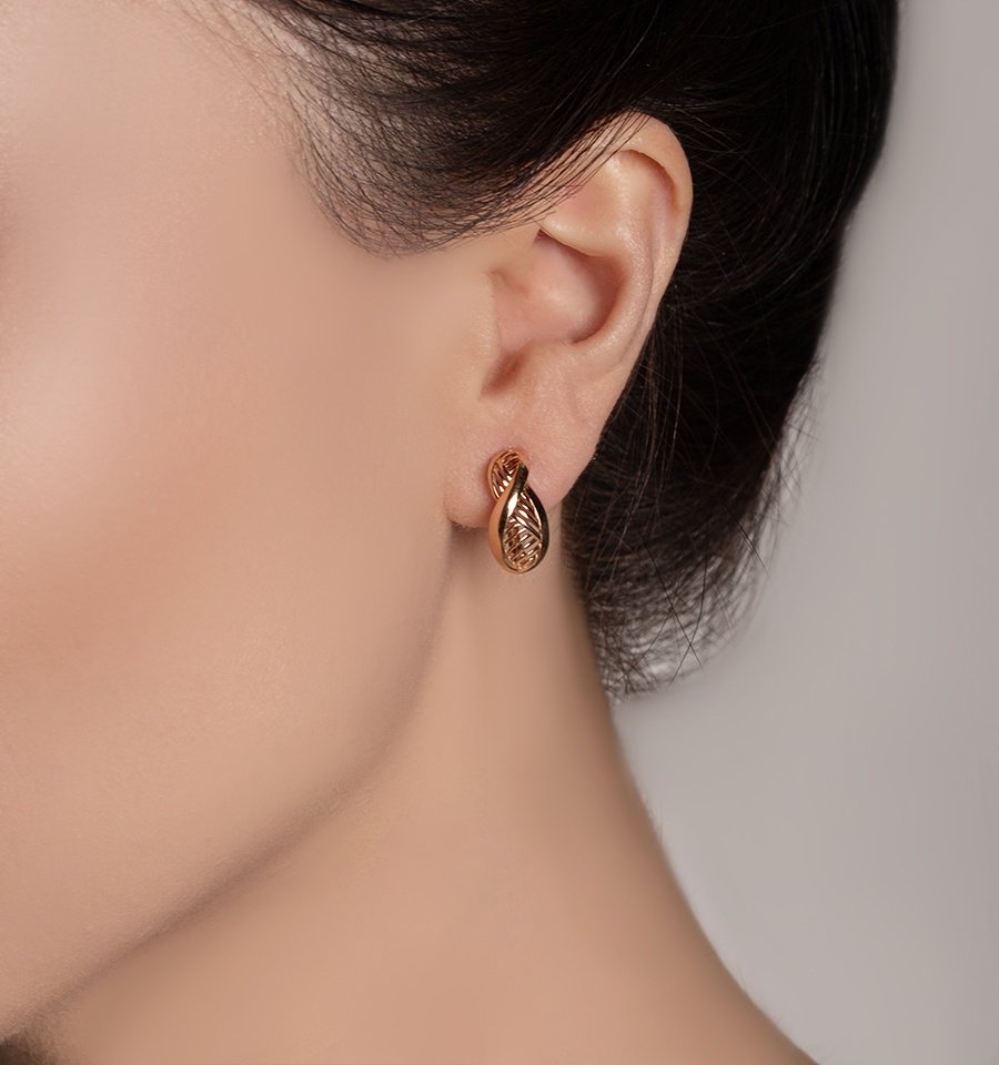 Серьги Династия 002482-1000 вес 2.65 г золото, без вставок купить,180200