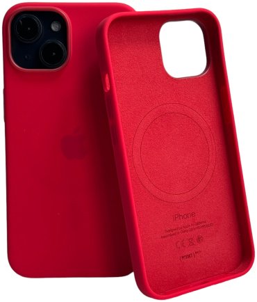 Чехол Для Apple iPhone 14 красный купить,7070