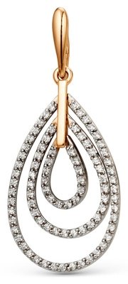 Подвеска Династия 003273-1102 вес 1.97 г золото, фианит купить,133960