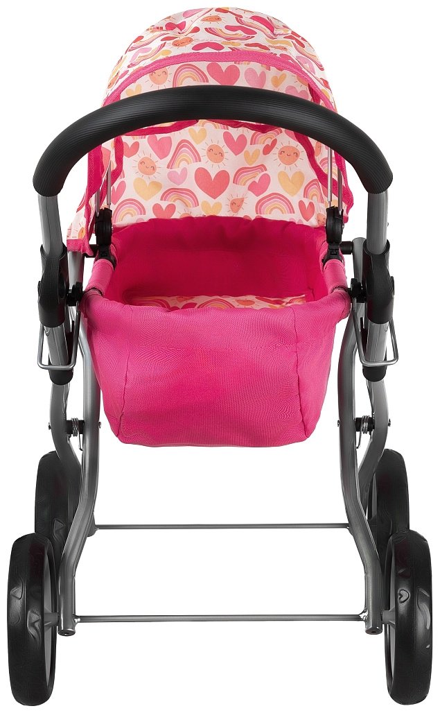 Коляска Pituso Pink/Розовый/Сердечки 9325A-Pink-2024 купить,NaN