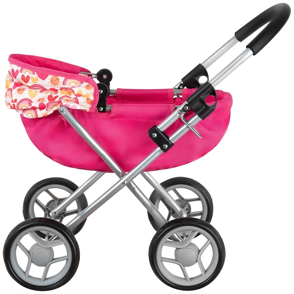 Коляска Pituso Pink/Розовый/Сердечки 9325A-Pink-2024 купить,NaN