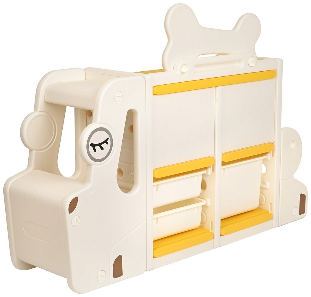 Детский комод Pituso Doggie, 125x33x89 см, бежевый купить,NaN