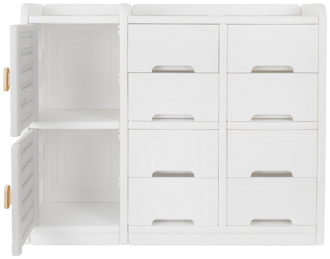Детский комод Pituso Desire BP-S25071-3, 108x32x90 см, белый купить,NaN