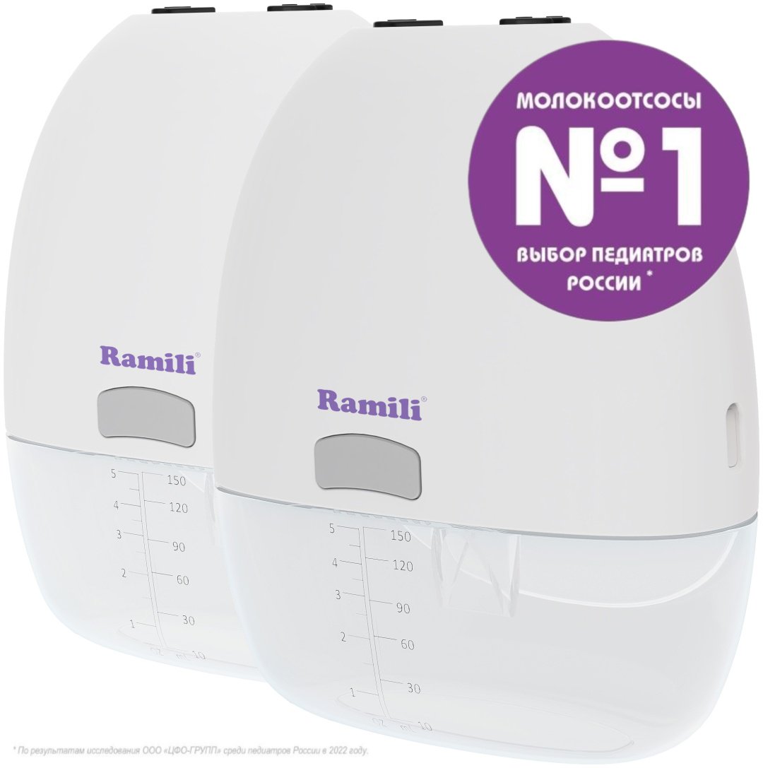 Молокоотсос электрический Ramili SE150X2, 150 мл купить,NaN