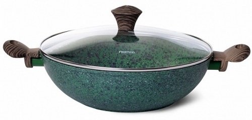 Вок Kukmara Malachite 30 см с антипригарным покрытием, алюминий купить,NaN