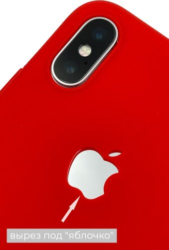 Чехол Для Apple iPhone X, iPhone Xs красный купить,470