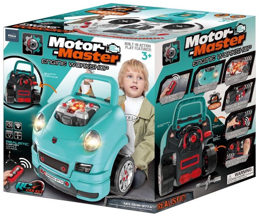 Pituso Motor Master HW21008429, пластик, голубой