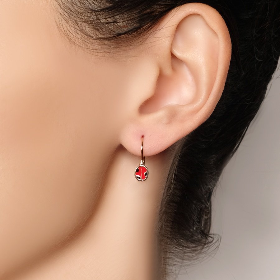 Серьги Zlato Z2-762Д вес 1.21 г золото, без вставок купить,82280