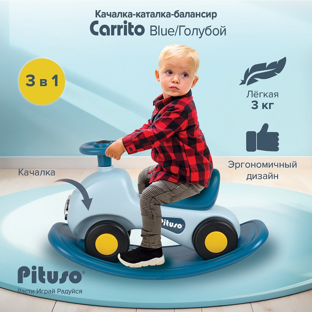 Каталка Pituso YY-ML65 голубой купить,NaN