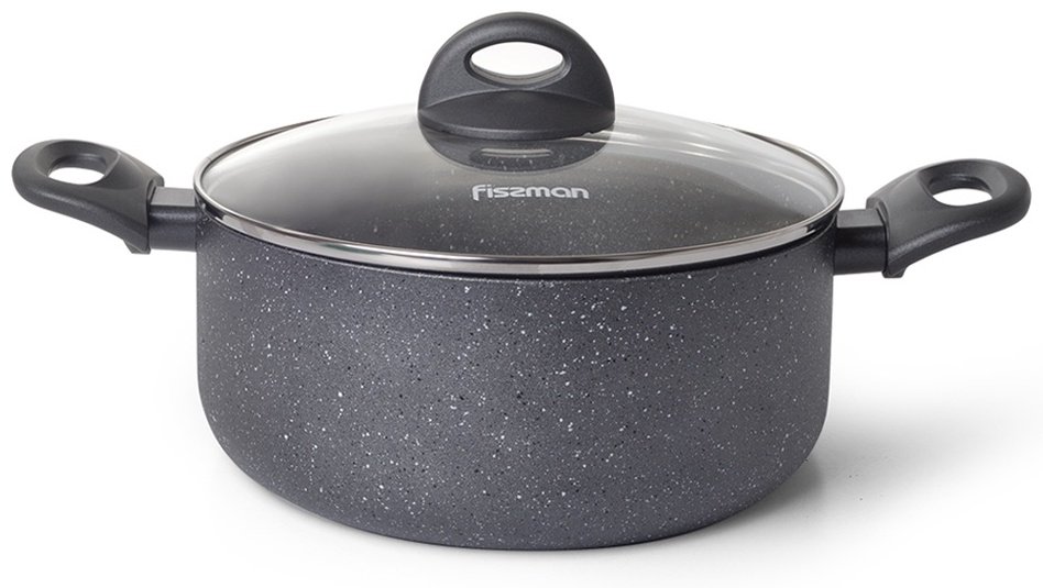 Кастрюля 2.8 л, Fissman Moon Stone алюминий купить,NaN