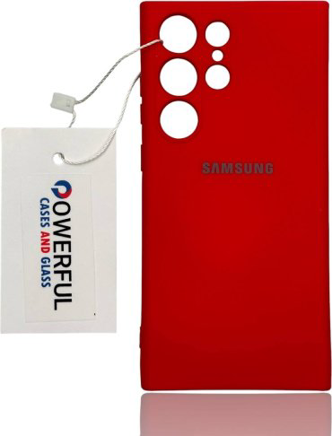 Чехол POWERFUL для Samsung Galaxy S24 Ultra красный купить,884