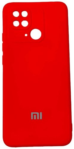 Чехол Для Xiaomi Redmi 10C красный купить,730