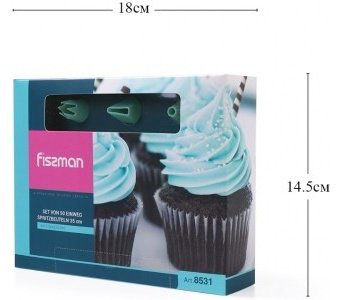 Fissman мешок кондитерский 8531 50 шт купить,NaN