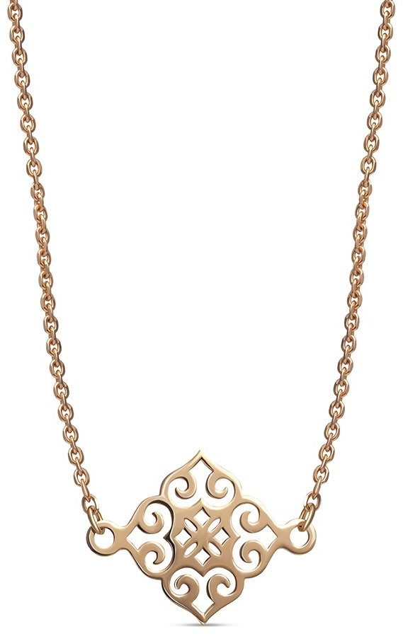 Колье КРИСТАЛЛ M910 длина 45 см вес 3.22 г золото, без вставок купить,218960