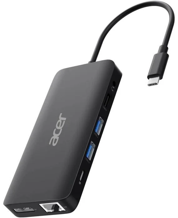 Док-станция Acer 12in1 Type C dongle HP.DSCAB.017 черный - ForteMarket Док-станция Acer 12in1 Type C dongle HP.DSCAB.017 черный купить,NaN