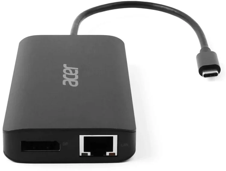 Док-станция Acer 12in1 Type C dongle HP.DSCAB.017 черный - ForteMarket Док-станция Acer 12in1 Type C dongle HP.DSCAB.017 черный купить,NaN