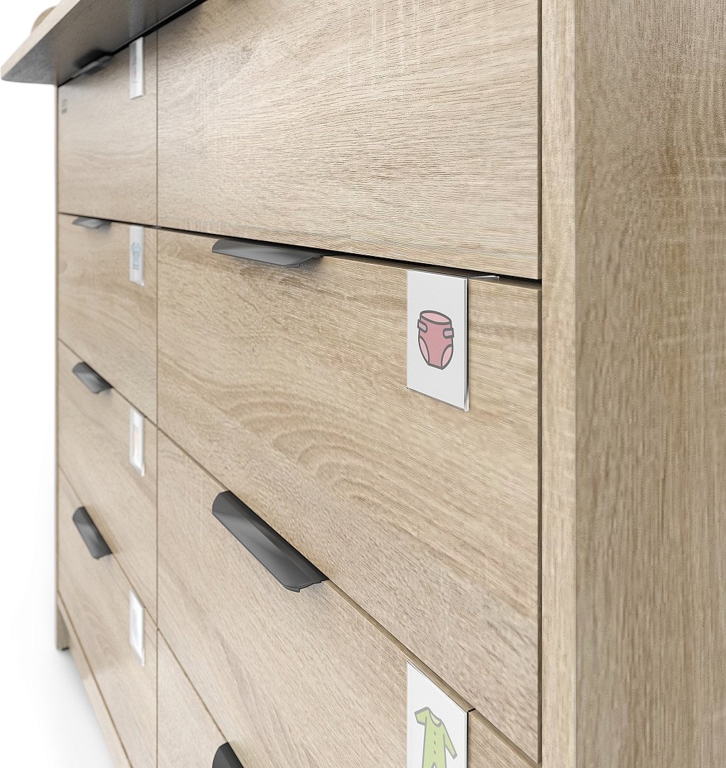 Детский пеленальный комод Pituso Kids Optimum, 100.1x46.2x84.3 см, коричневый купить,NaN