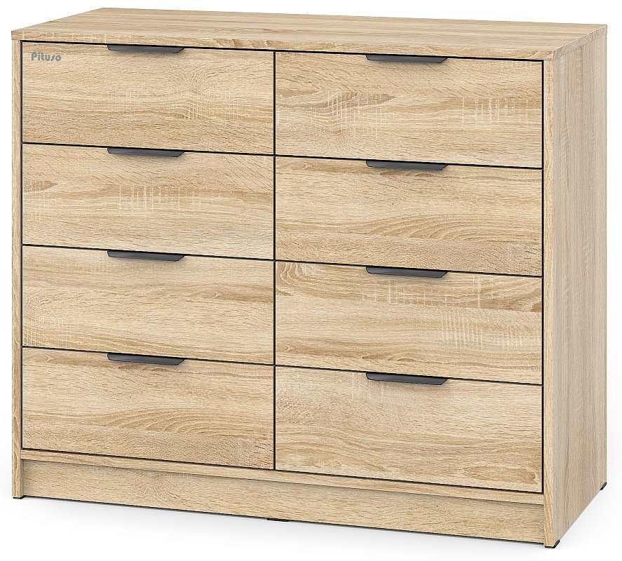 Детский пеленальный комод Pituso Kids Optimum, 100.1x46.2x84.3 см, коричневый купить,NaN