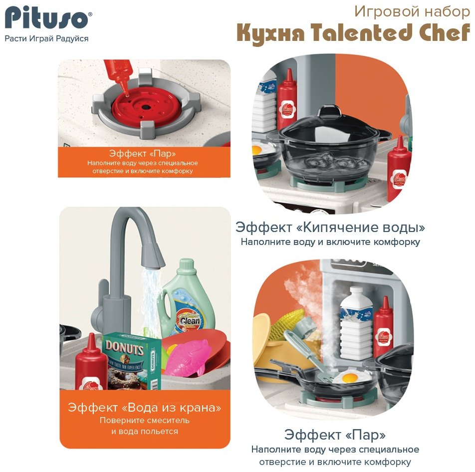 Набор Pituso Детская кухня Talented Chef