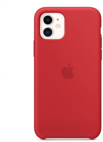 Чехол Silicone Case для iPhone 11 красный купить,470