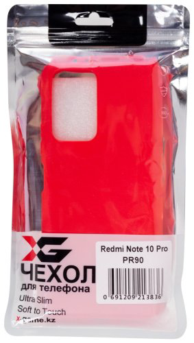 Чехол X-Game XG-PR90 для Redmi Note 10 Pro красный купить,NaN