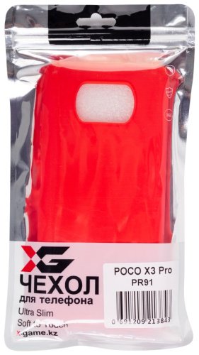 Чехол X-Game XG-PR91 для POCO X3/X3 Pro красный купить,0
