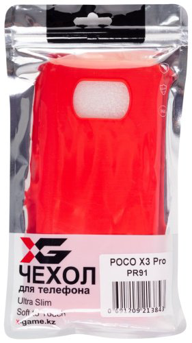 Чехол X-Game XG-PR91 для POCO X3/X3 Pro красный купить,NaN