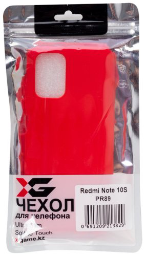 Чехол X-Game XG-PR89 для Xiaomi Redmi Note 10S красный купить,702