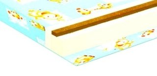 Детский матрас Баюшка Баюшка 60x120x10 см, беспружинный, бязь купить,NaN